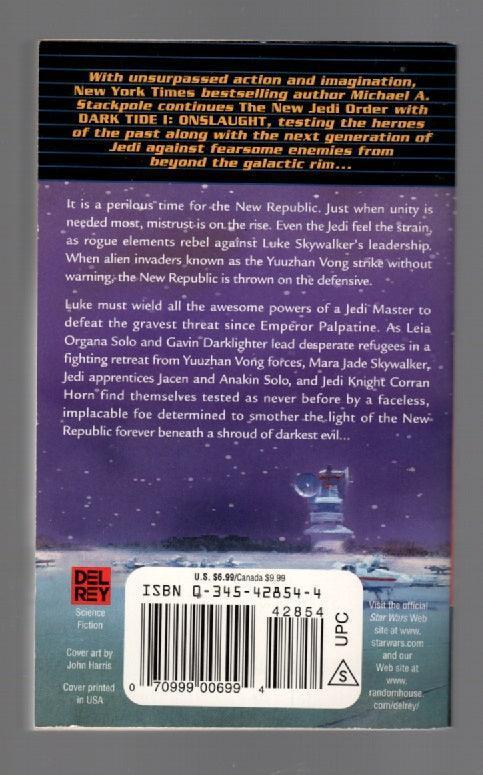 Star Wars: Onslaught paperback science fiction star wars used Books