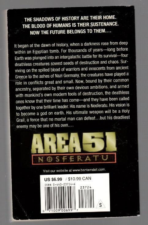 Area 51 Nosferatu paperback science fiction used book