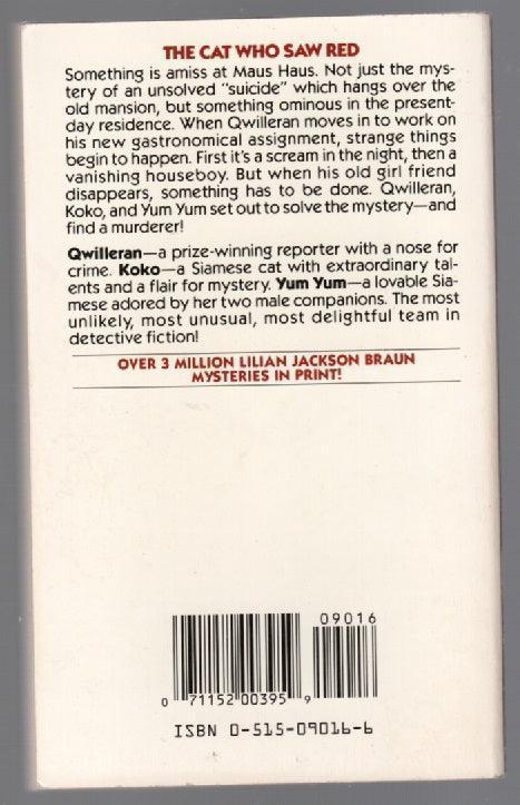 The Cat Who Saw Red Crime Fiction mystery paperback used book