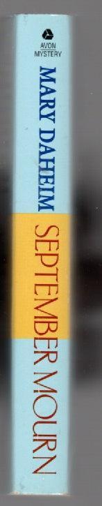 September Mourn Crime Fiction mystery paperback used book