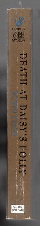 Death at Daisy's Folly mystery paperback used Books