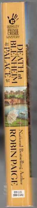Death At Blenheim Palace Crime Fiction mystery paperback used book