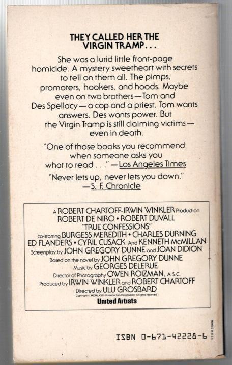 True Confessions Crime Fiction Movie Tie-In mystery paperback used Books