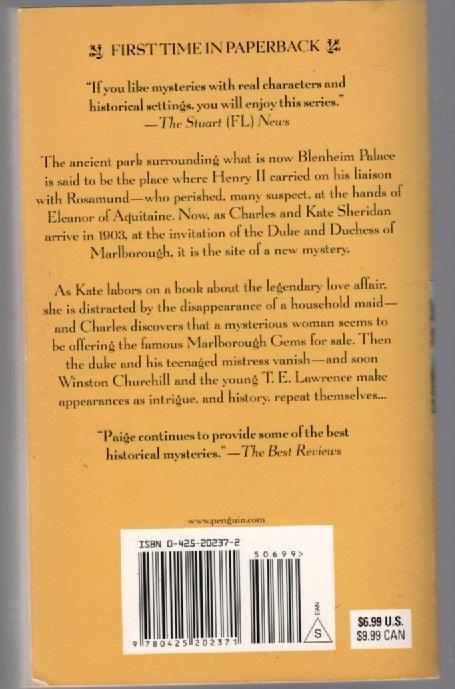 Death At Blenheim Palace Crime Fiction mystery paperback used book
