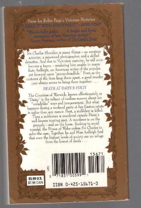 Death at Daisy's Folly mystery paperback used Books