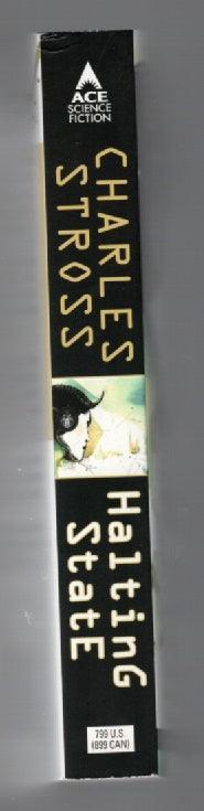 Halting State paperback science fiction used Books