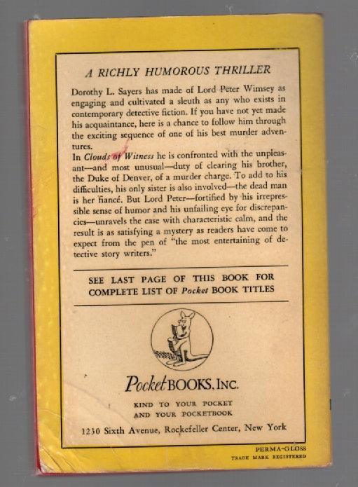 Clouds Of Witness Crime Fiction mystery paperback used Vintage Books