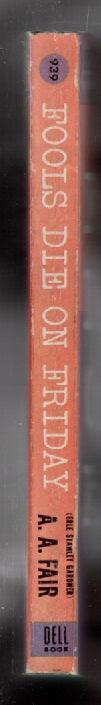 Fools Die on Friday mystery paperback used Vintage Books