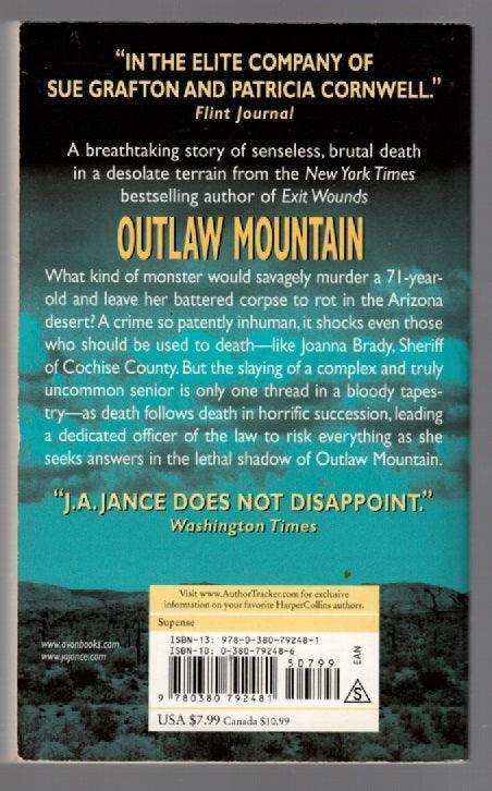 Outlaw Mountain paperback thrilller used Books