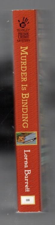 Murder Is Binding Crime Fiction mystery paperback used Books