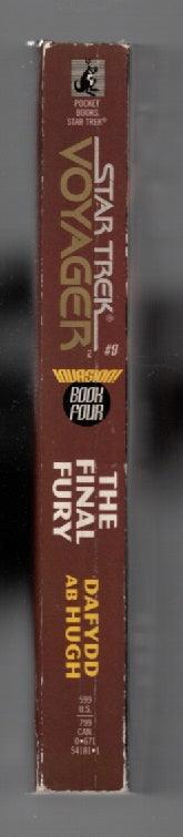 Star Trek Voyager: The Final Fury paperback science fiction Star Trek used Books