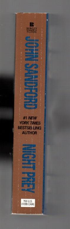 Night Prey Crime Fiction mystery paperback used Books