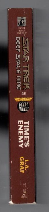 Star Trek Deep Space Nine: Time's Enemy paperback science fiction Star Trek used Books