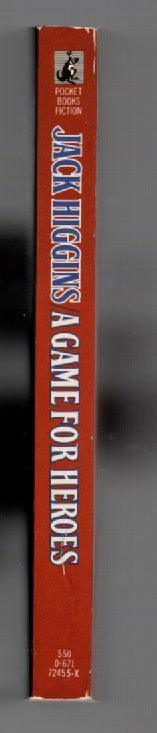 A Game For Heroes paperback thrilller used Books