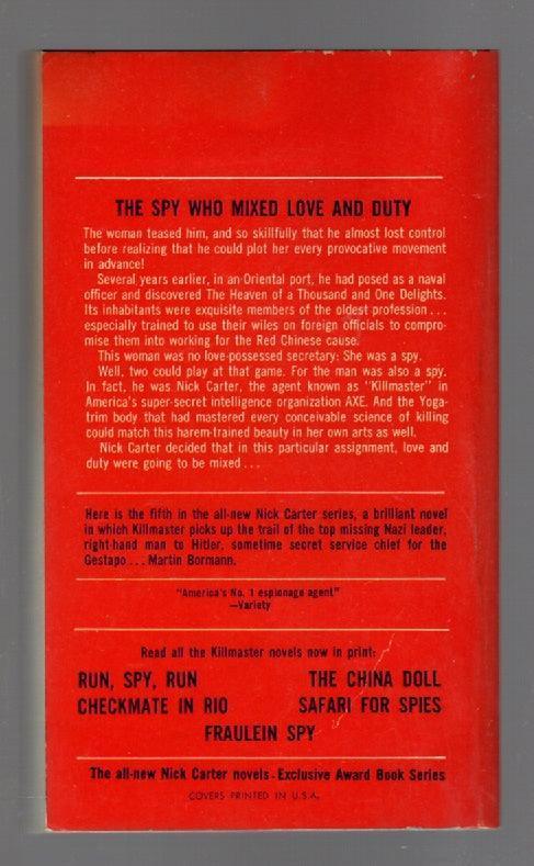 Nick Carter Frauline Spy paperback thrilller used Vintage Books