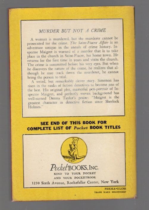 The Saint-Fiarce Affair Crime Fiction mystery paperback used Vintage Books