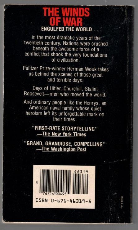 The Winds of War Military Military Fiction paperback used Books