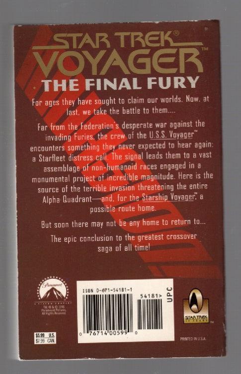 Star Trek Voyager: The Final Fury paperback science fiction Star Trek used Books