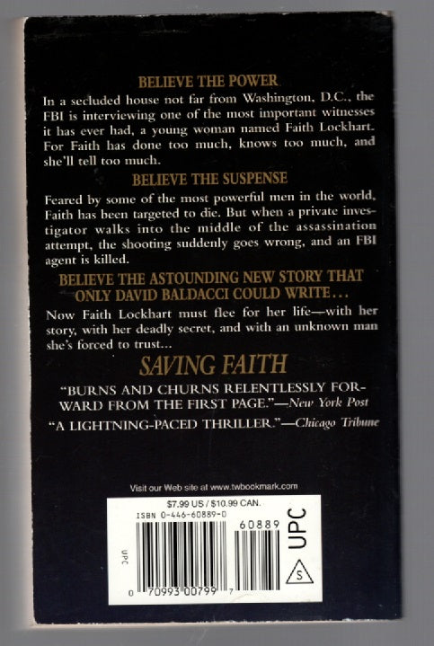 Saving Faith paperback Suspense thrilller book