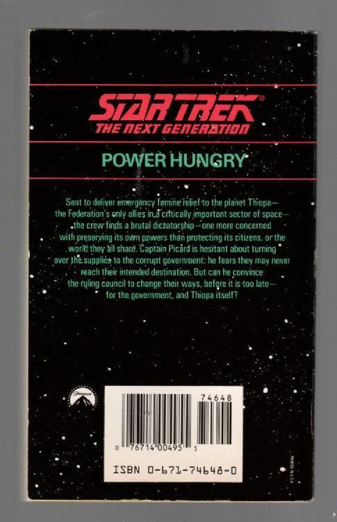 Star Trek The Next Generation: Power Hungry paperback science fiction Star Trek used Books
