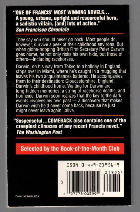 Comeback Crime Fiction mystery paperback used book