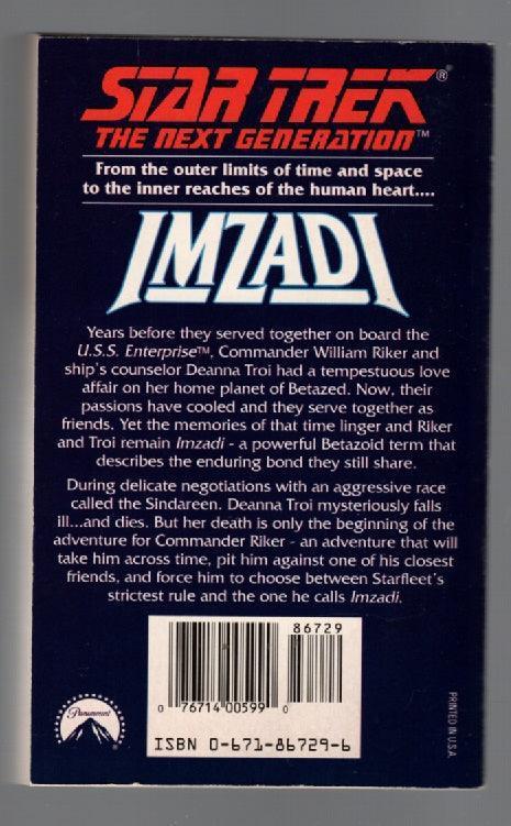 Star Trek The Next Generation: Imzadi paperback science fiction Star Trek used Books