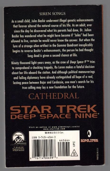 Star Trek Deep Space Nine Cathedral paperback science fiction Space Opera Star Trek used book