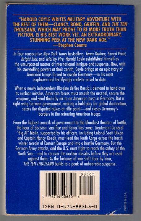 The Ten Thousand Military Fiction thrilller used Books