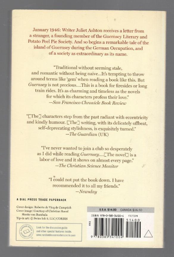 The Guernsey Literary And Potato Pie Society Literature paperback used Books