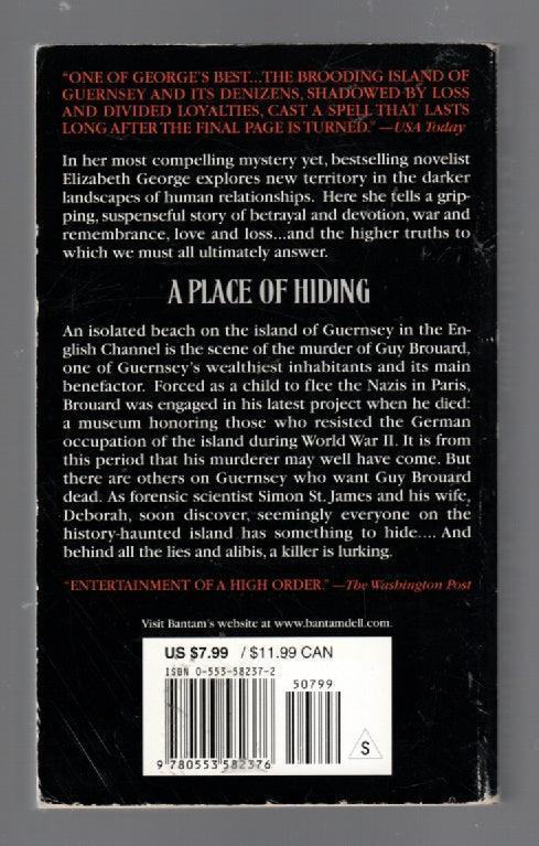 A Place Of Hiding Crime Fiction mystery paperback used Books
