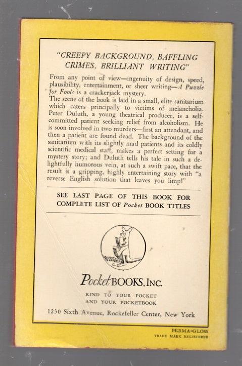 A Puzzle for Fools mystery paperback used Vintage Books