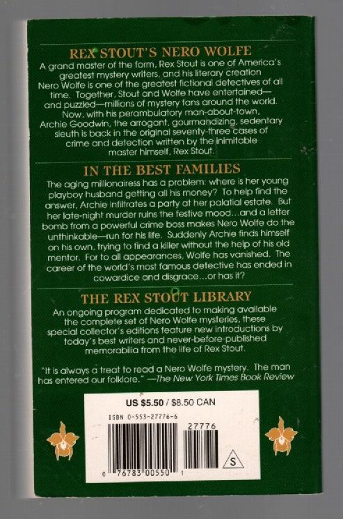 In The Best Families Crime Fiction mystery paperback used Books