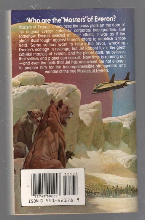 Masters of Everon cat fantasy paperback science fiction used Books