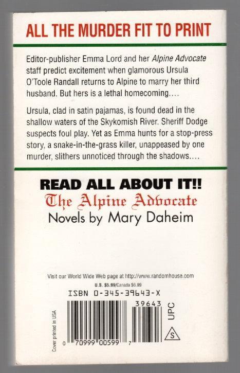 The Alpine Icon Crime Fiction mystery paperback Suspense used book