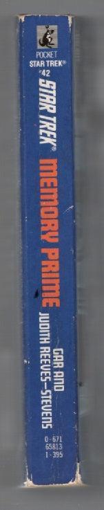 Star Trek Memory Prime paperback science fiction Space Opera Star Trek used Books
