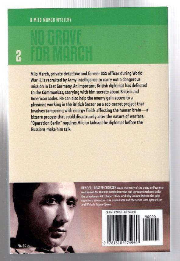 No Grave For March Crime Fiction mystery Books