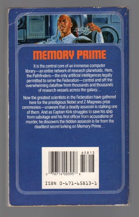 Star Trek Memory Prime paperback science fiction Space Opera Star Trek used Books