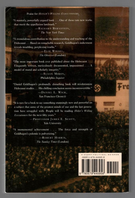 Hitler's Willing Executioners: Ordinary Germans And The Holocaust - Hasberts