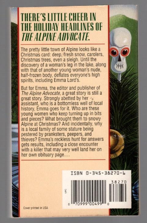 The Alpine Christmas christmas Crime Fiction mystery paperback thrilller used book