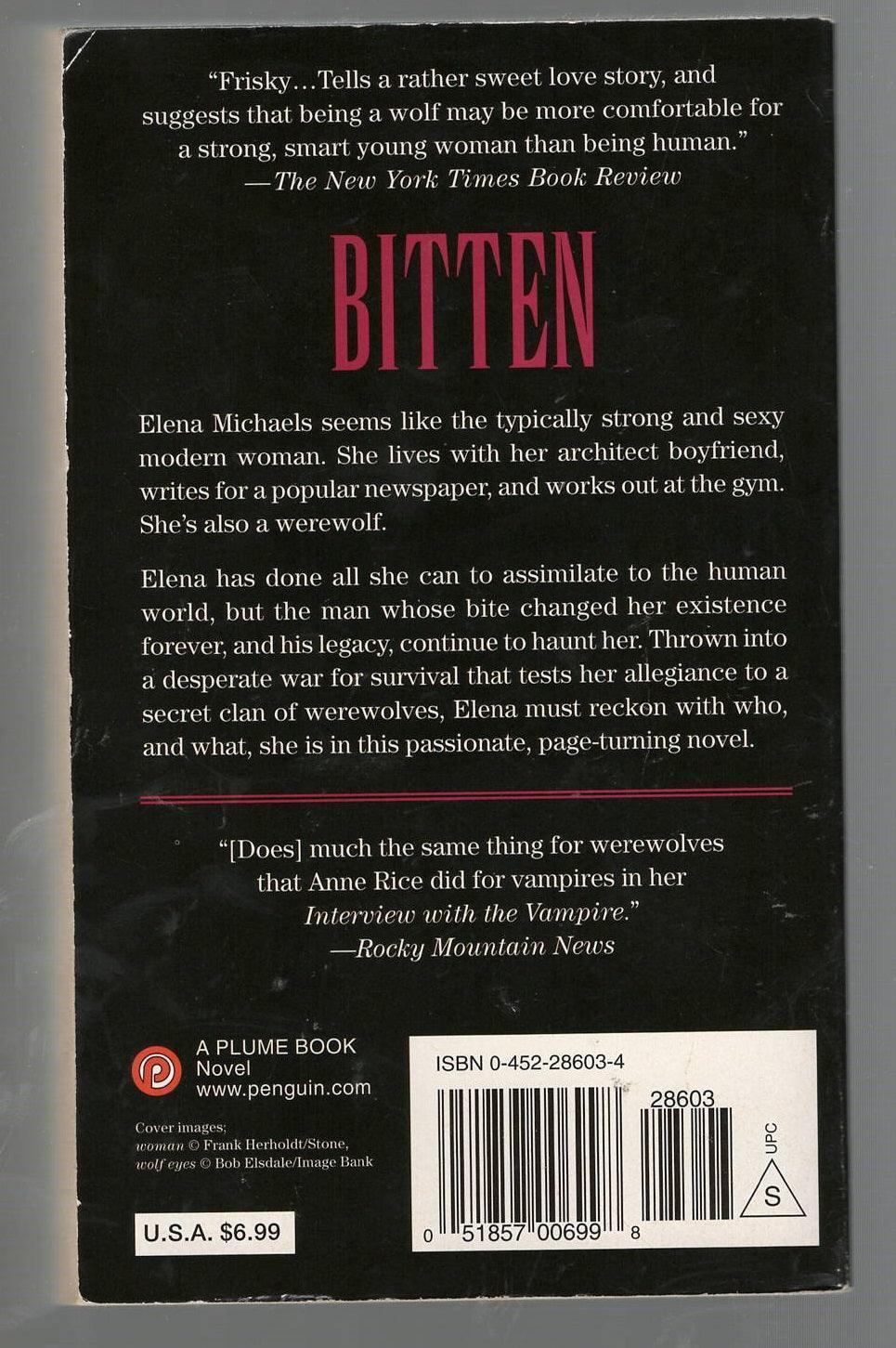 Bitten : Women of the Underworld fantasy science fiction Urban Fantasy used Books