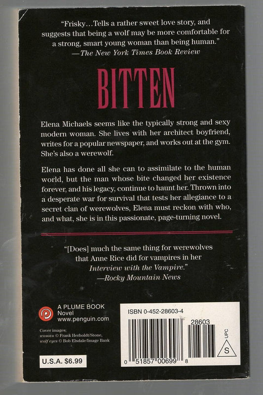 Bitten : Women of the Underworld fantasy science fiction Urban Fantasy used Books