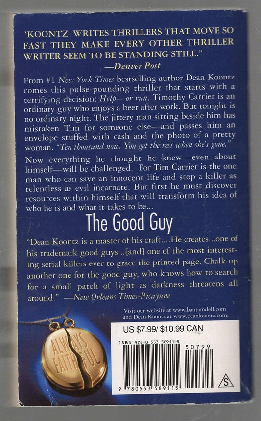 The Good Guy paperback thriller used Books