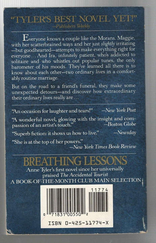 Breathing Lessons Literature paperback used Books