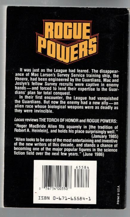 Rogue Powers science fiction Space Opera used Books