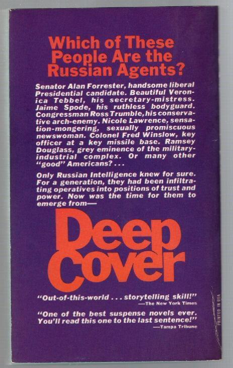 Deep Cover Spy thriller used Books