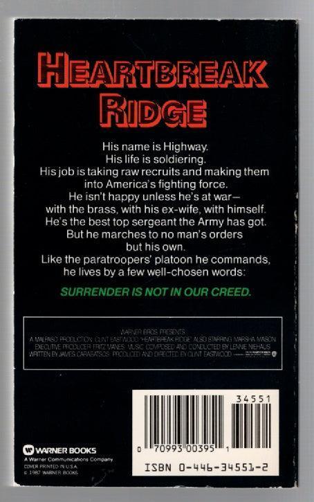 Heartbreak Ridge Action Military Fiction thriller used Books