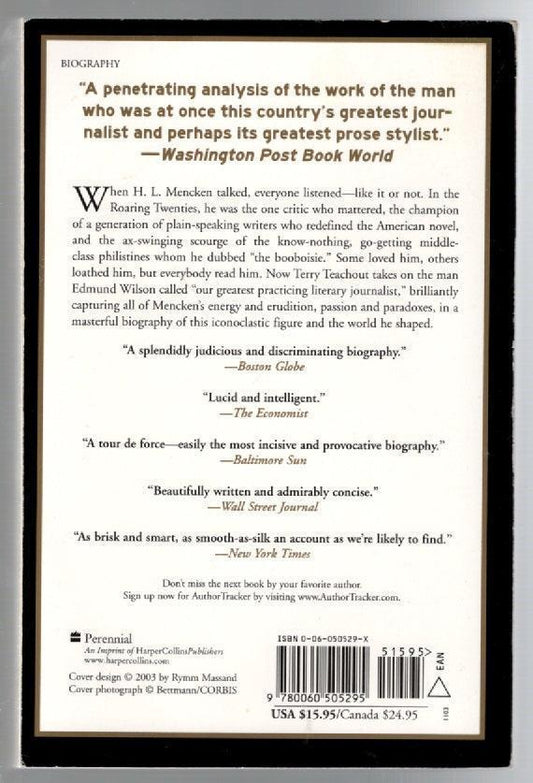 The Skeptic A Life Of H. L. Mencken - Hasberts