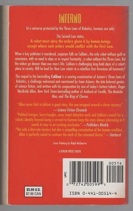Isaac Asimov's Inferno A.I. Fiction Classic Science Fiction science fiction used Books