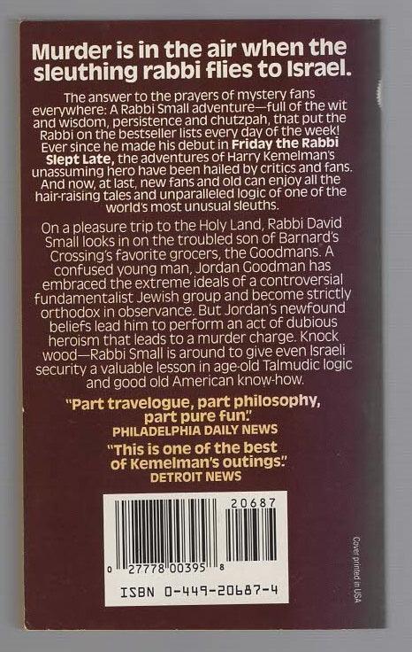 One Fine Day The Rabbi Bought A Cross Crime Fiction mystery used Books