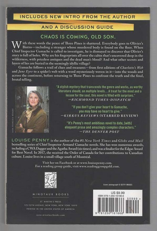 The Brutal Telling Crime Fiction mystery used Books